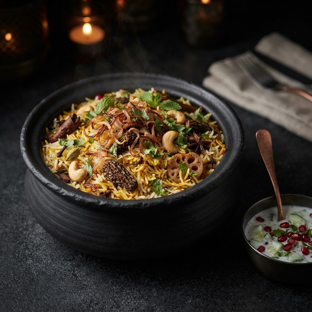 Gucchi & Kamal Kakdi Biryani