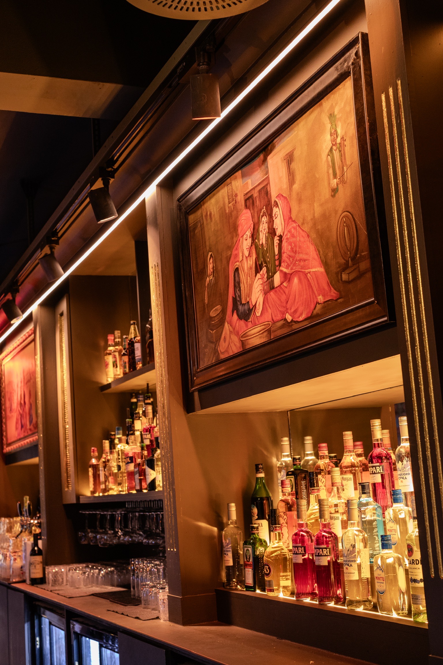 The bar