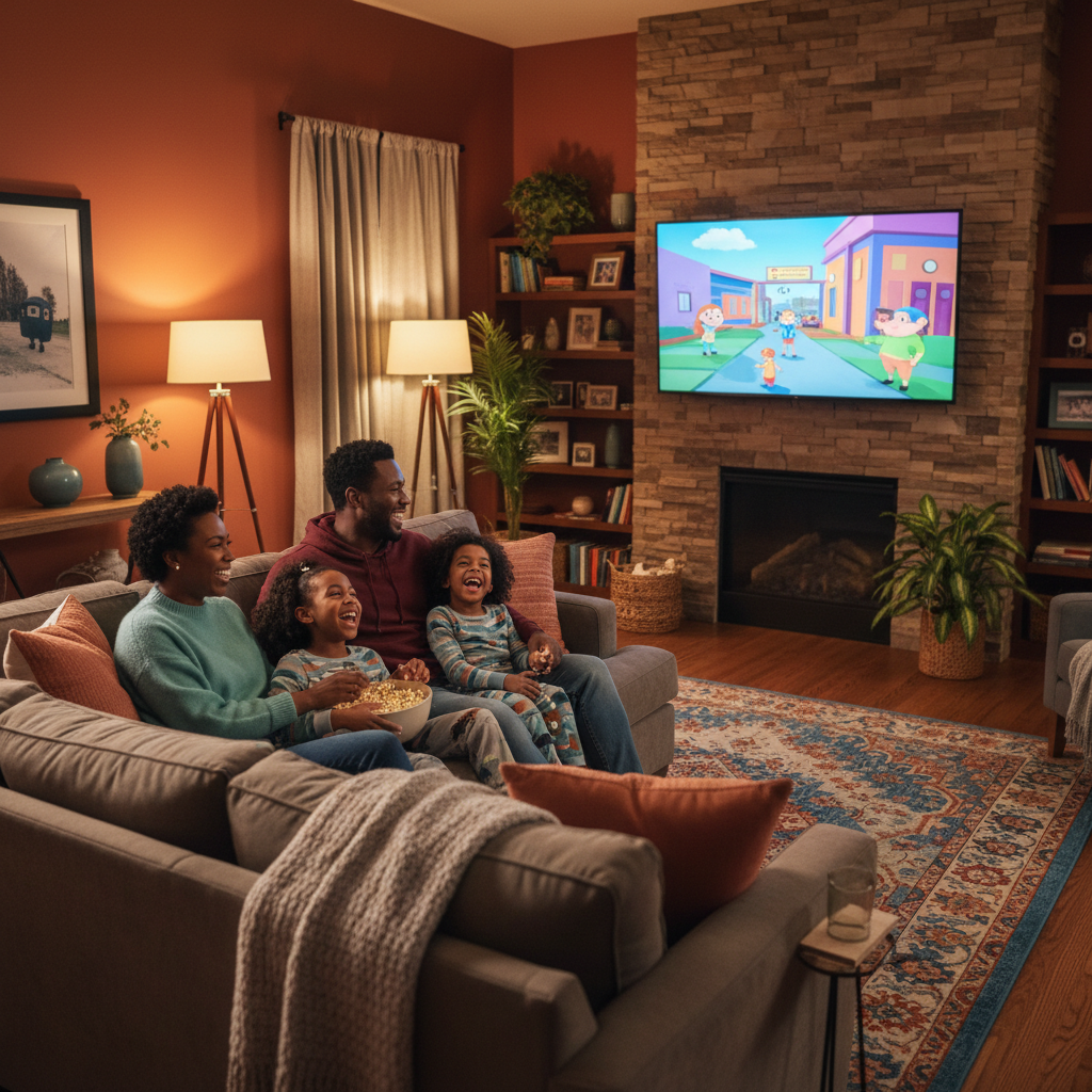 Families watching LV Network