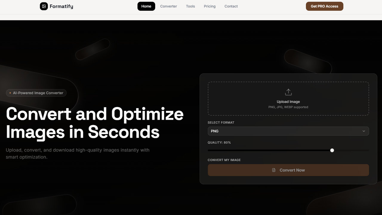 Formatify — Image Converter Tool template preview