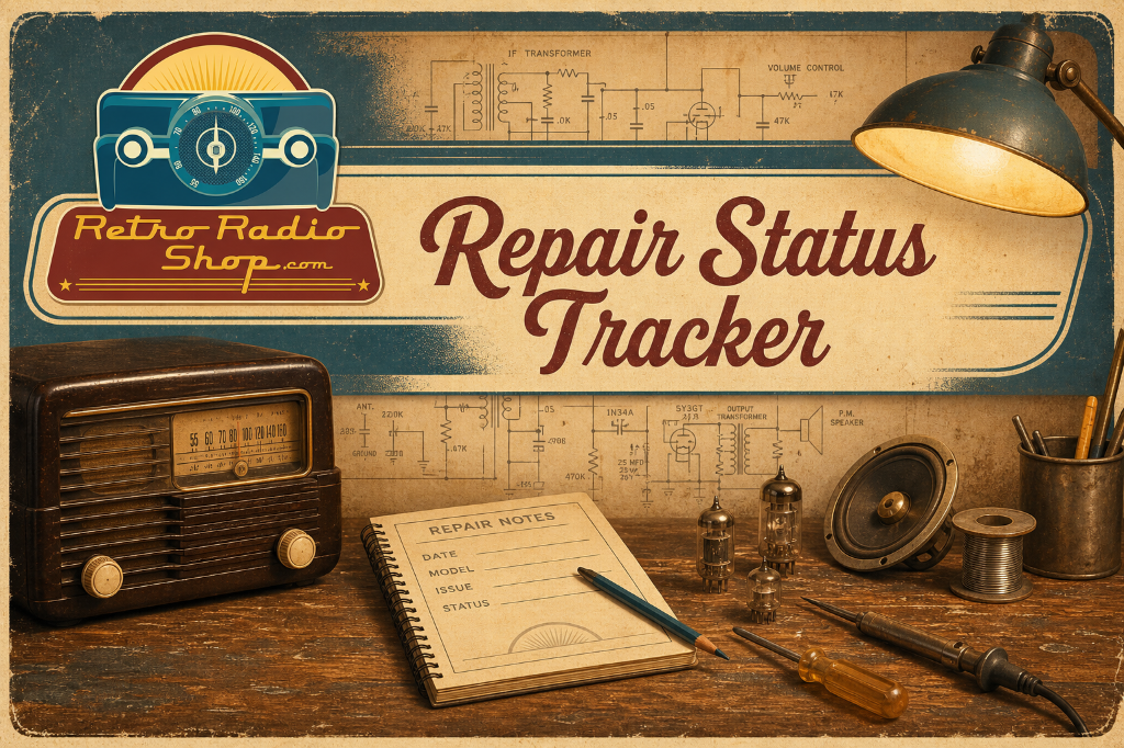 Retro Radio Shop — Repair Status Tracker