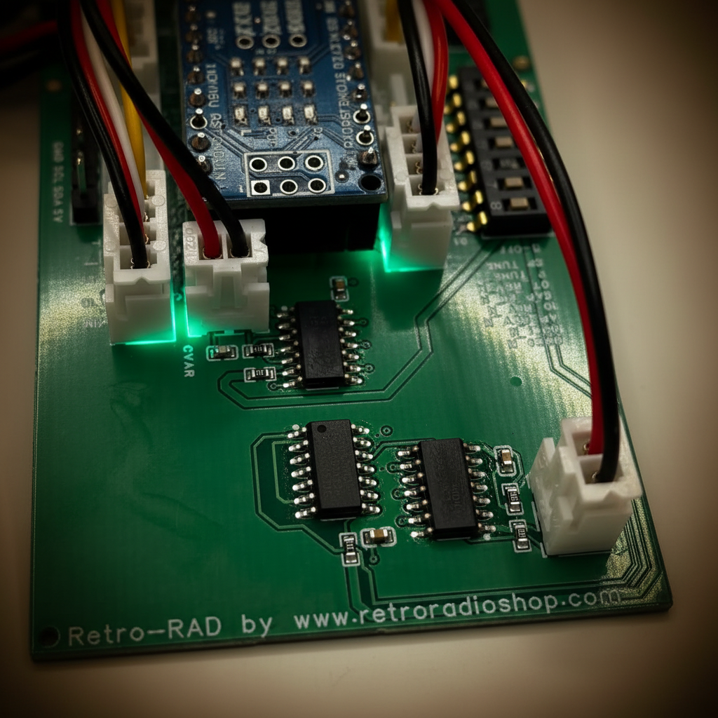 The Retro-RAD PCB — modern electronics module