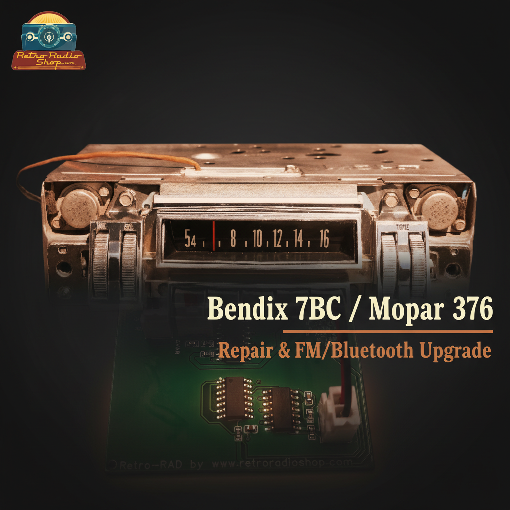 Bendix 7BC Mopar 376 Repair & FM/Bluetooth Upgrade