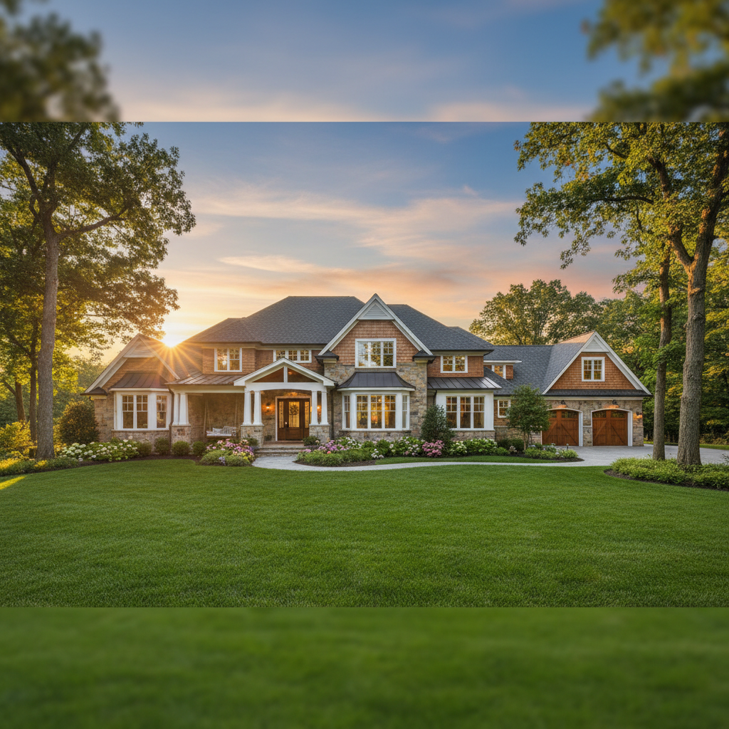 Beautiful home exterior