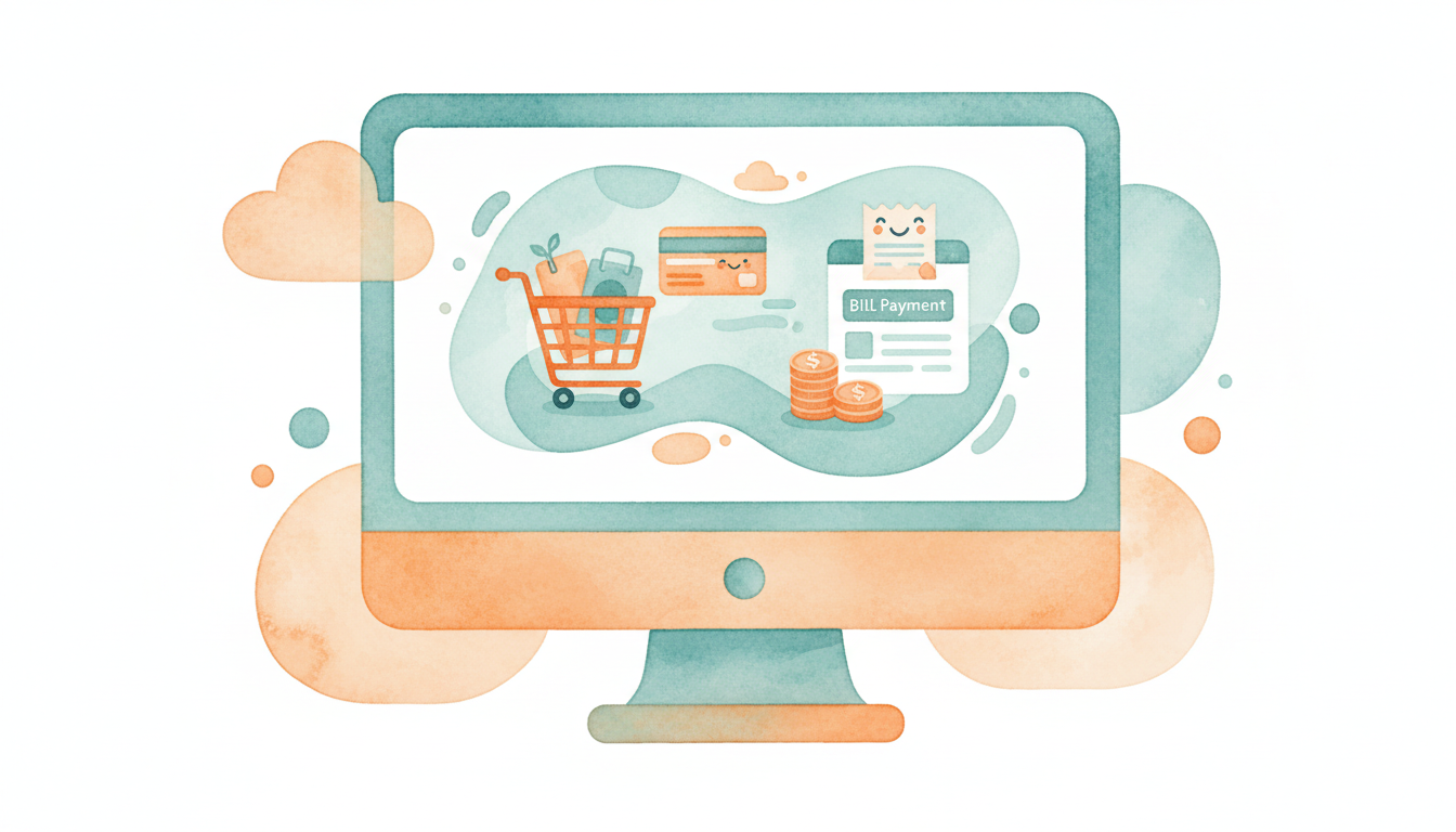 Paying Bills & Shopping Online