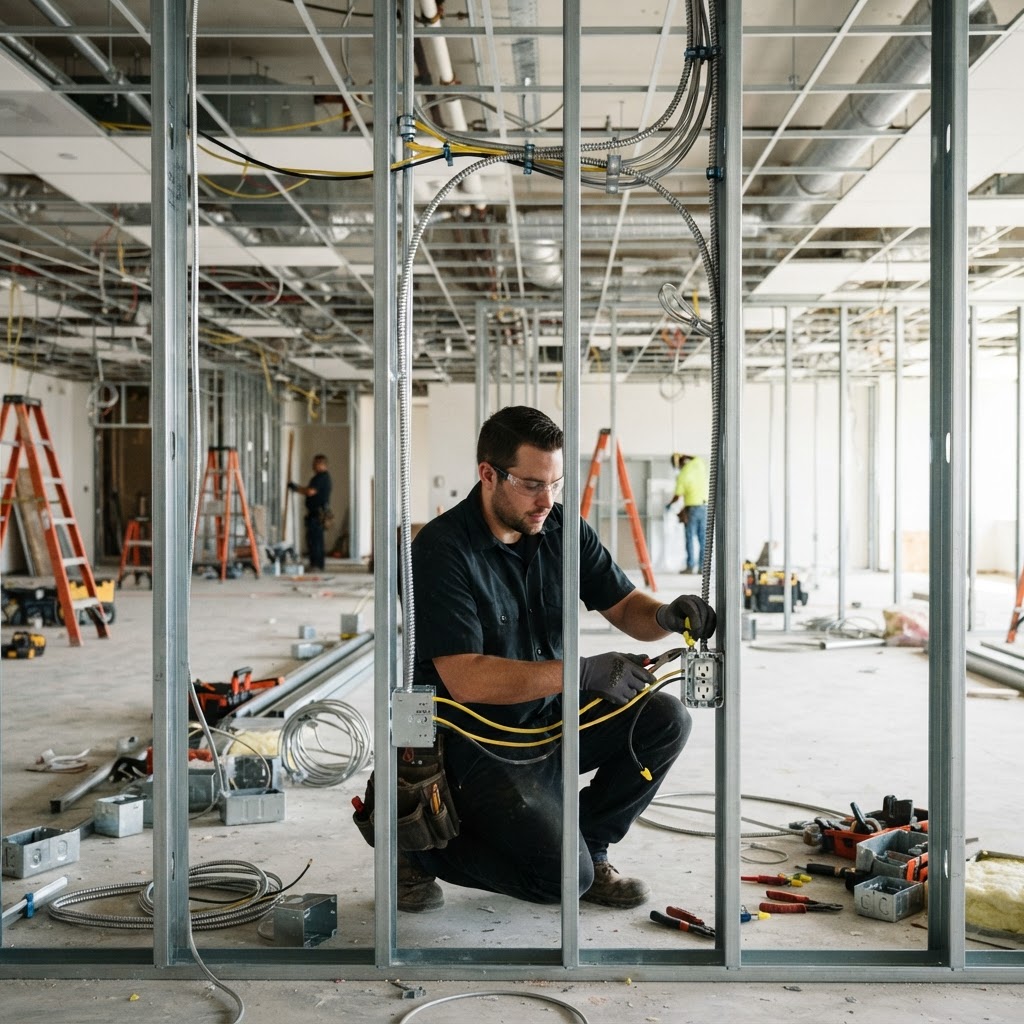 Office & Retail Electrical Build-Out: What to Expect When Leasing Commercial Space in NC - Dausman Electric electrical service guide