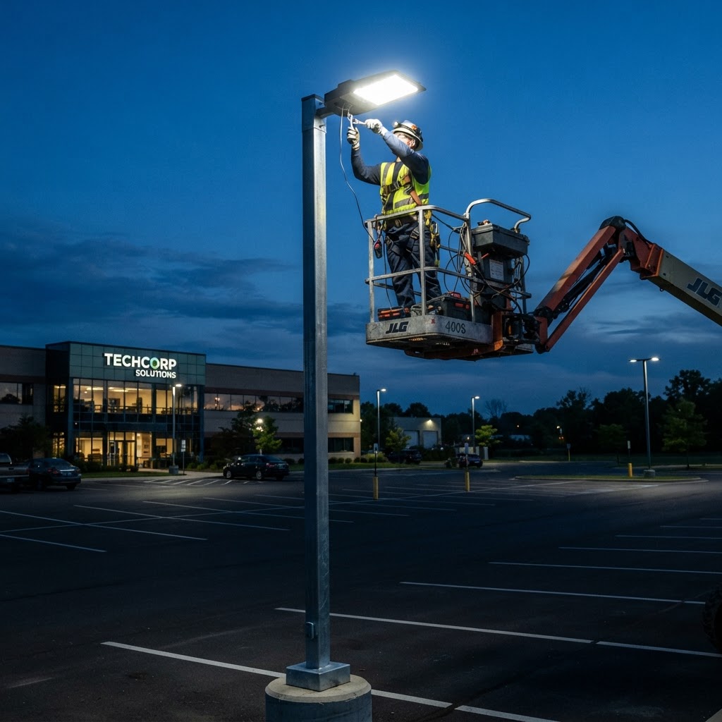 Commercial Parking Lot Lighting: Cost, Options & Installation Guide for NC Businesses