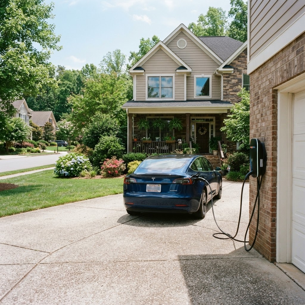 EV Charger Installation in Jamestown & Summerfield, NC: What Homeowners Need to Know (2026) - Dausman Electric electrical service guide