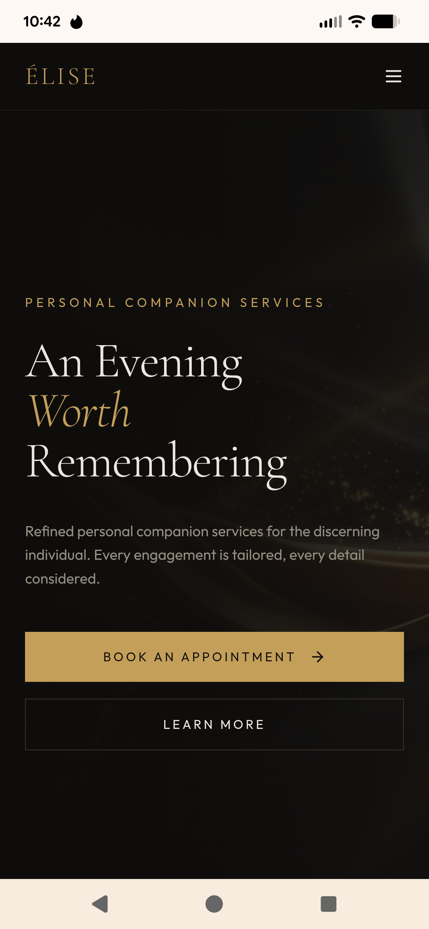 Escorting template preview