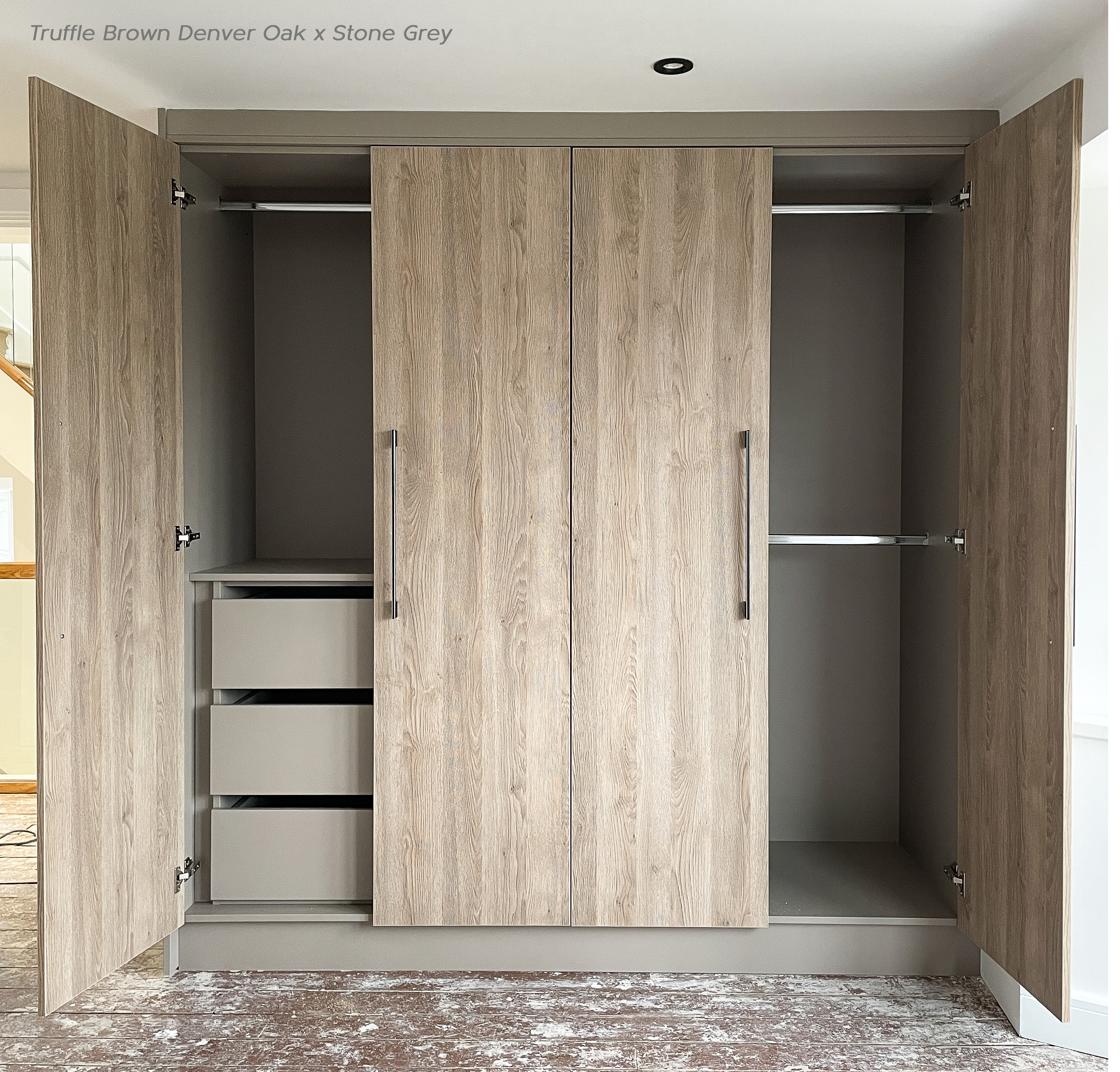 Detail of premium wood craftsmanship and joinery