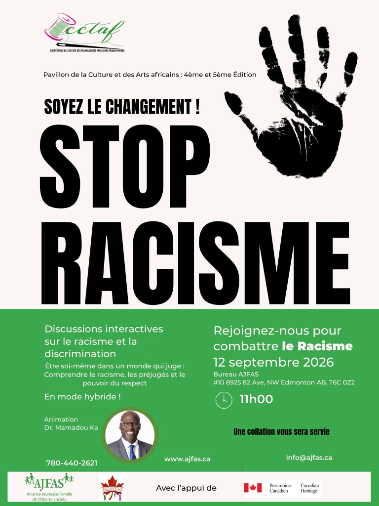 STOP RACISME — Soyez le changement !