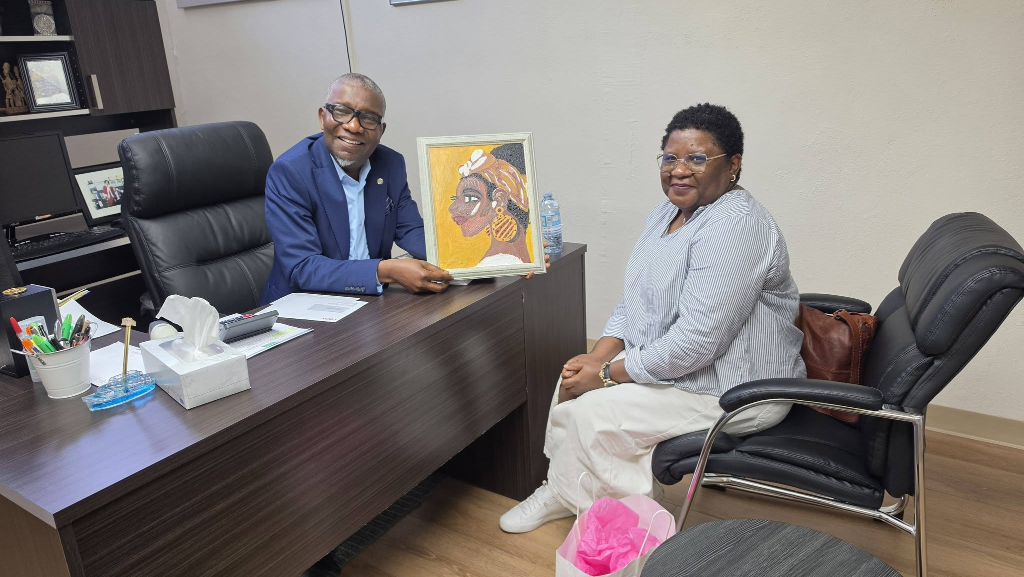 Visite de Rachel Kabwuika, ancienne de l'AJFAS