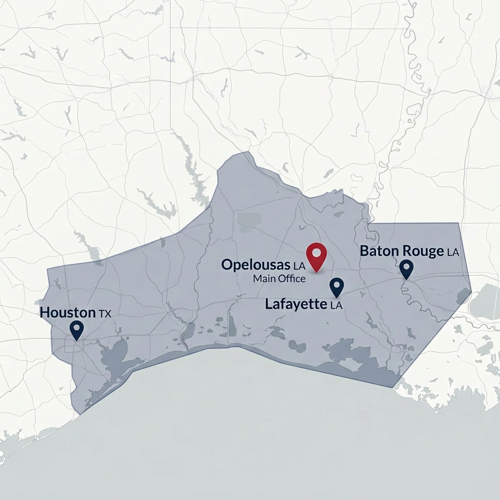 Doran and Cawthorne office locations map