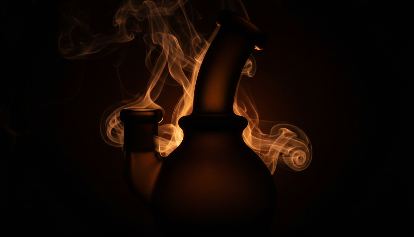 Premium smoking experience with dramatic cinematic lighting