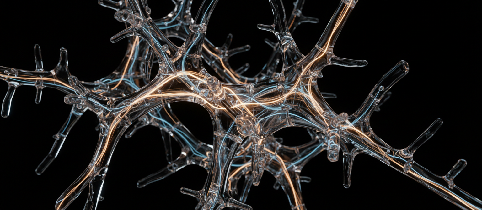 Neural network abstract background