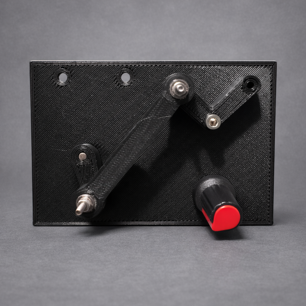 Scotch Yolk Satisfying Desktop Mechanism – An easy to build, satisfying desktop gear mechanism.