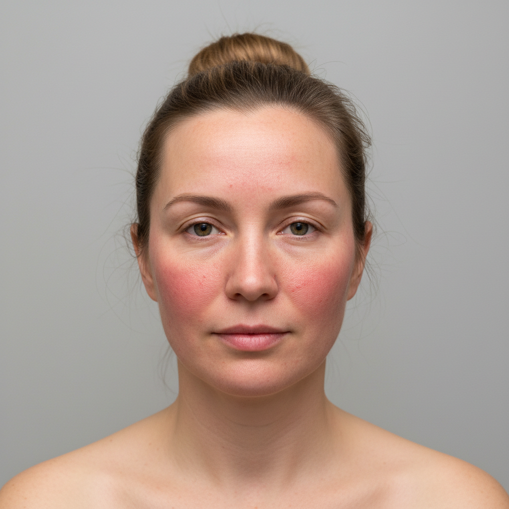 Before – Rosacea & redness