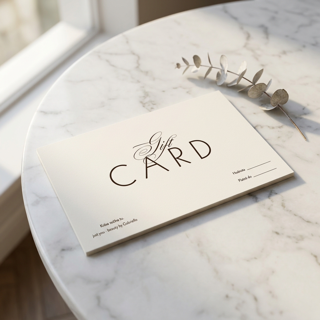 Gift voucher – just you beauty by Gabriello