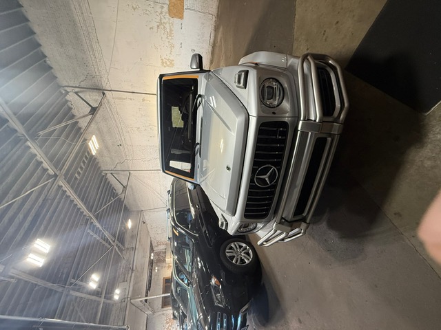 Silver Mercedes-Benz G-Wagon AMG at Capitol Glass