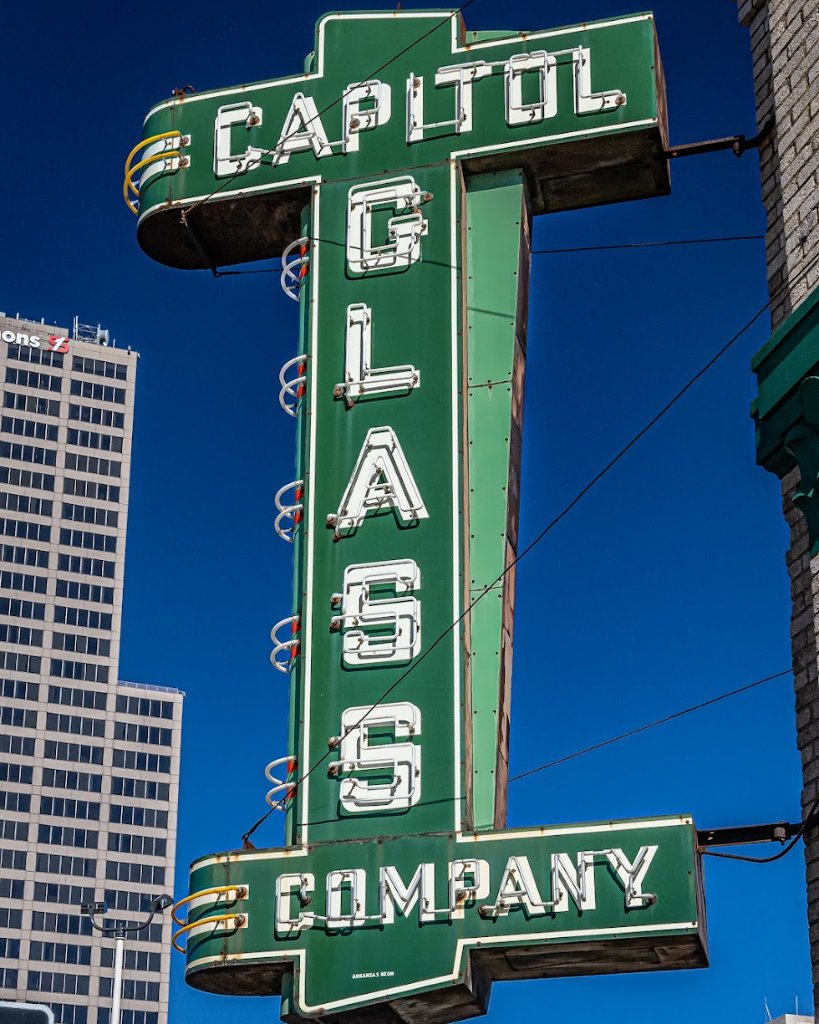 Capitol Glass Company sign