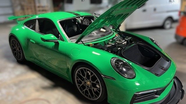Porsche Boxster precision chip repair at Capitol Glass