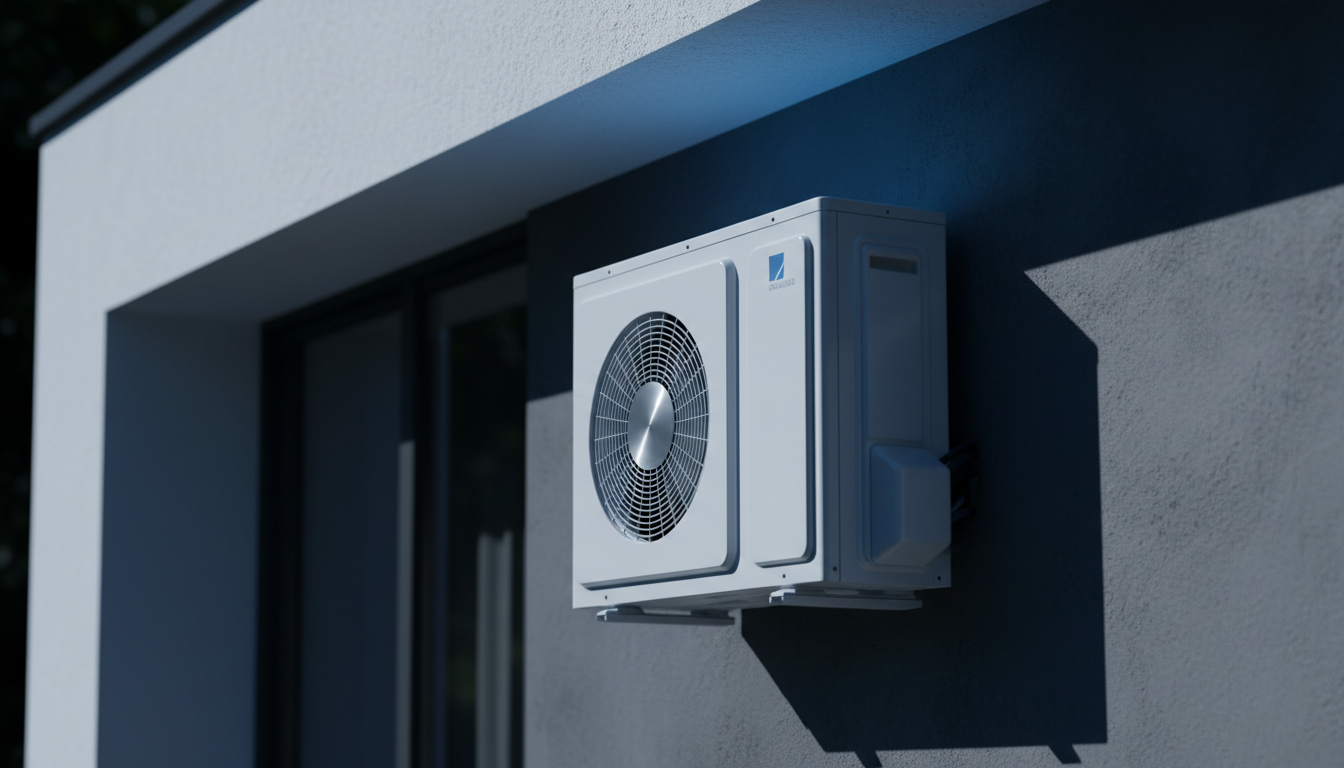 Moderne warmtepomp installatie