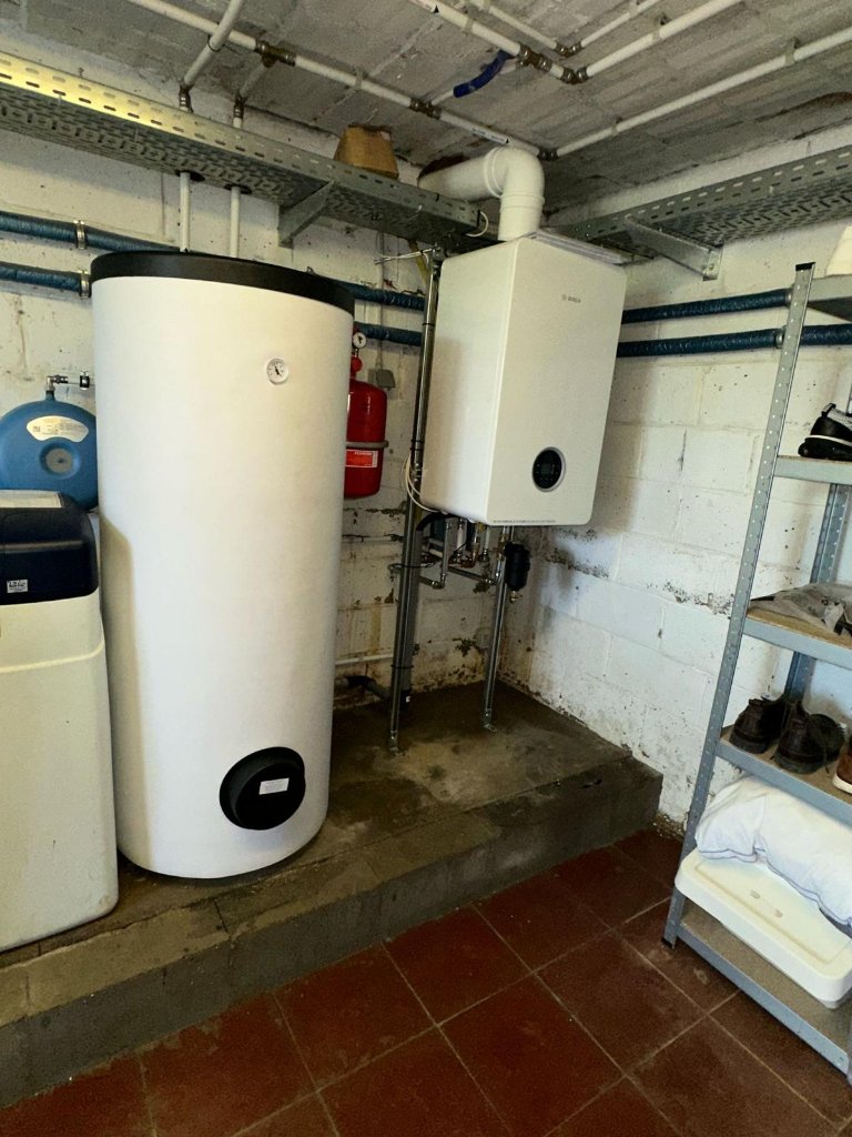 Vervanging cv-ketel op Propaan → Bosch condensatieketel met boiler – Rebecq