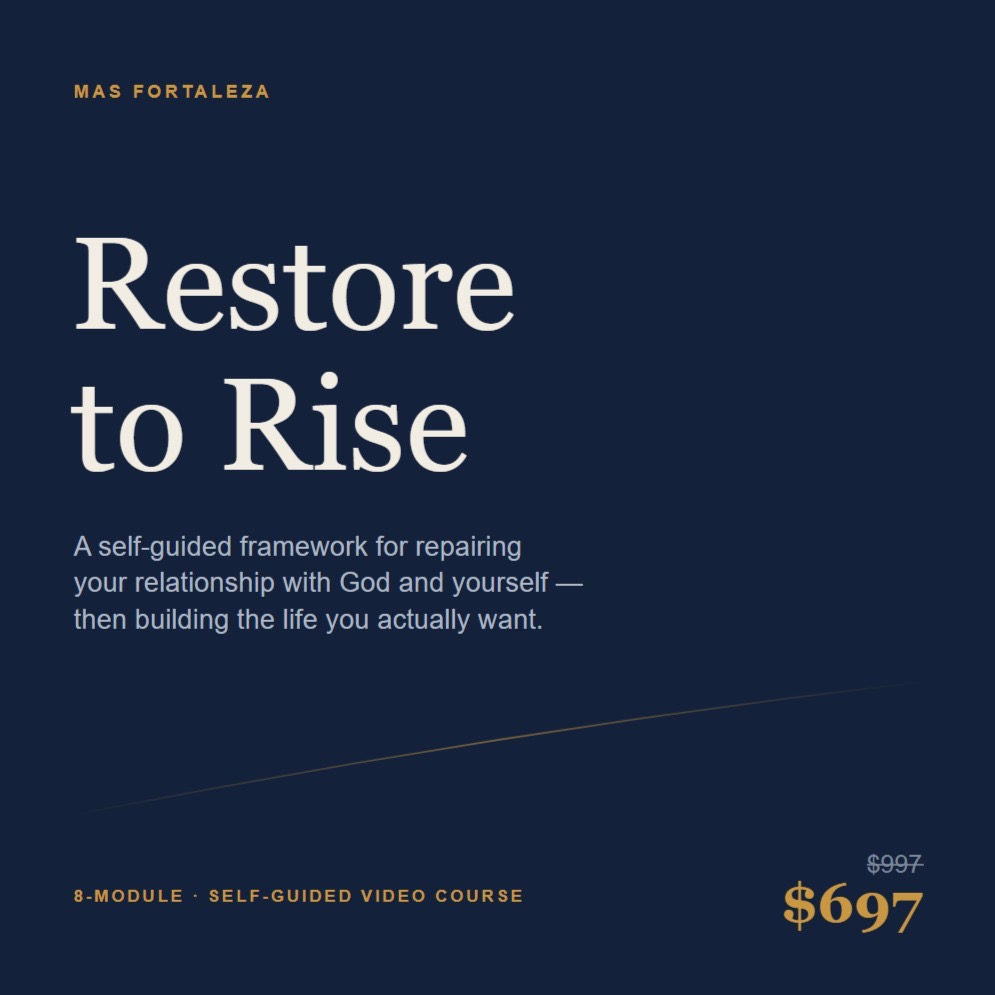 Restore to Rise course promotional graphic