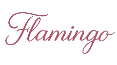Flamingo Flowers logo — premium florist in Amman, Jordan
