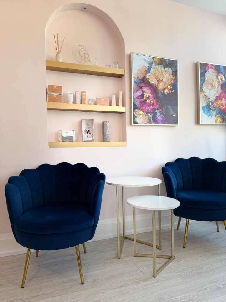 The GlamRoom reception lounge