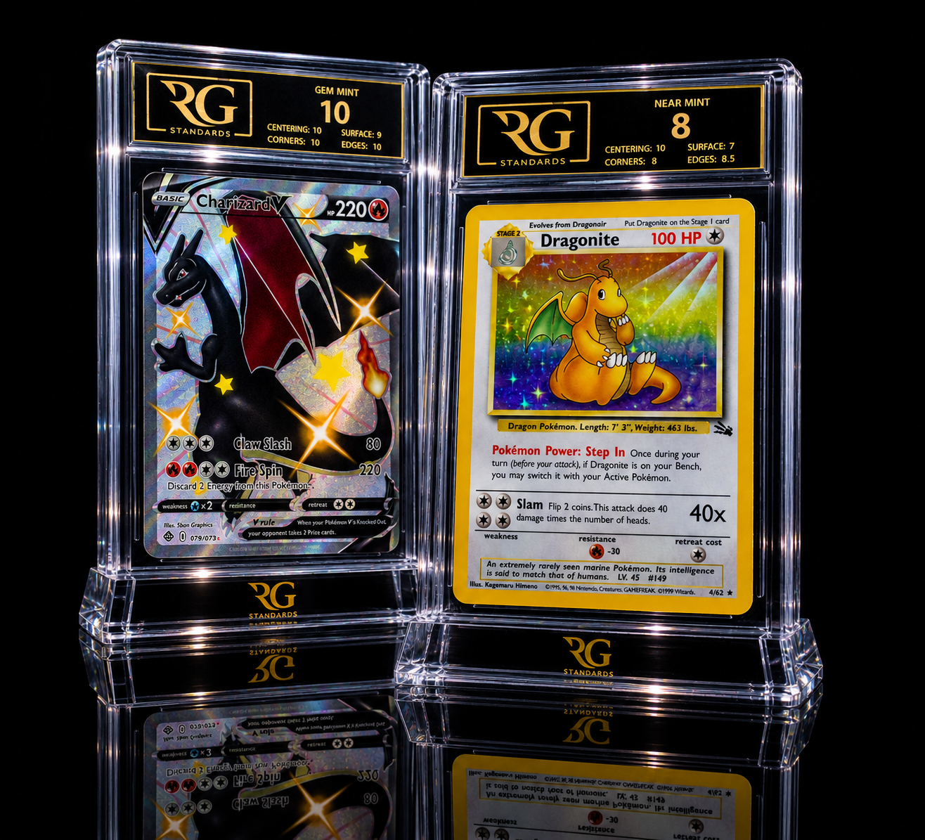 RG Standards graded Pokémon cards — GEM MINT 10