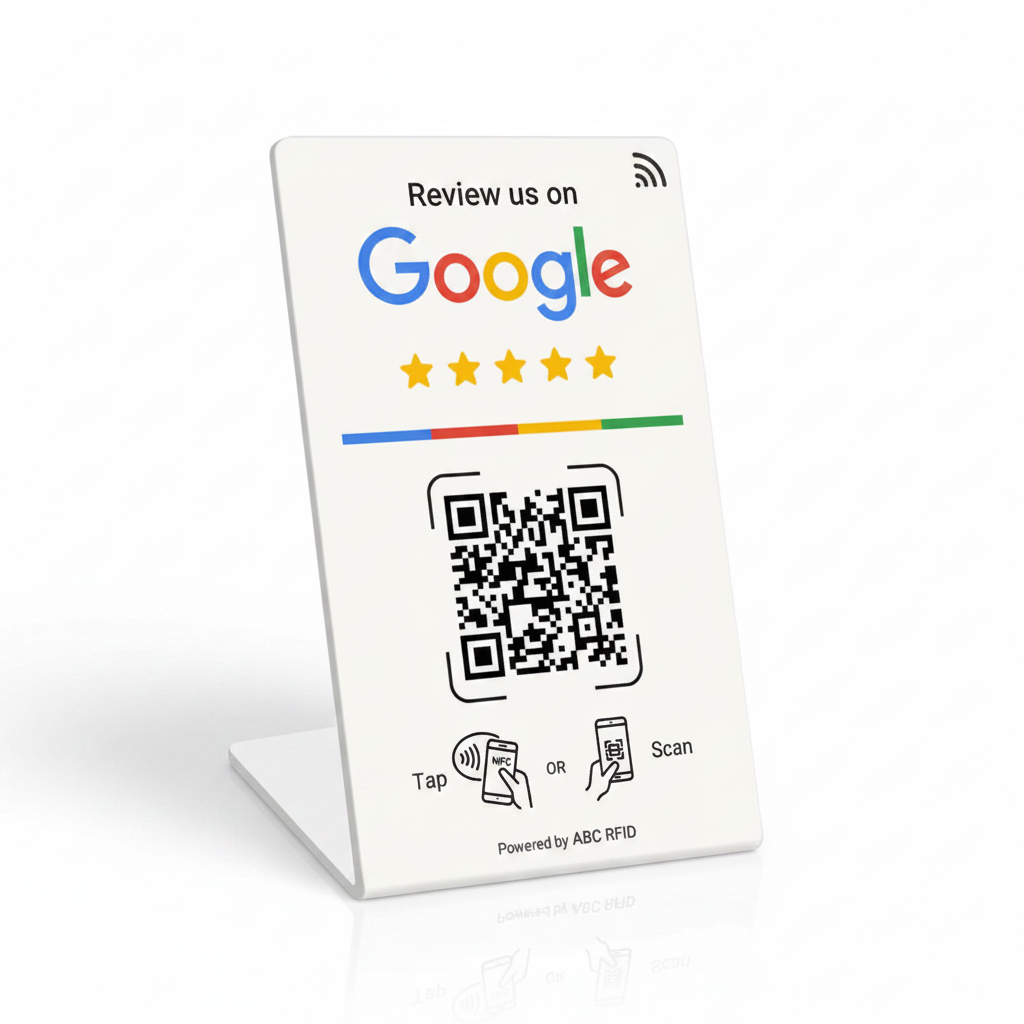 NFC Google Review Stand
