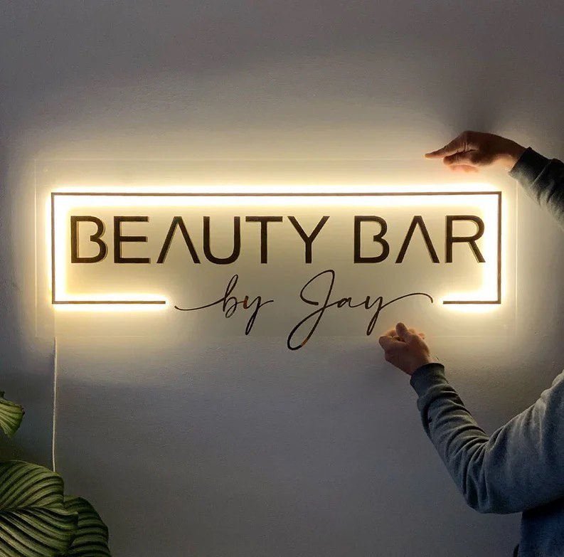 Beauty Bar by Jay sign