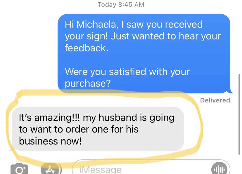 Customer testimonial 3