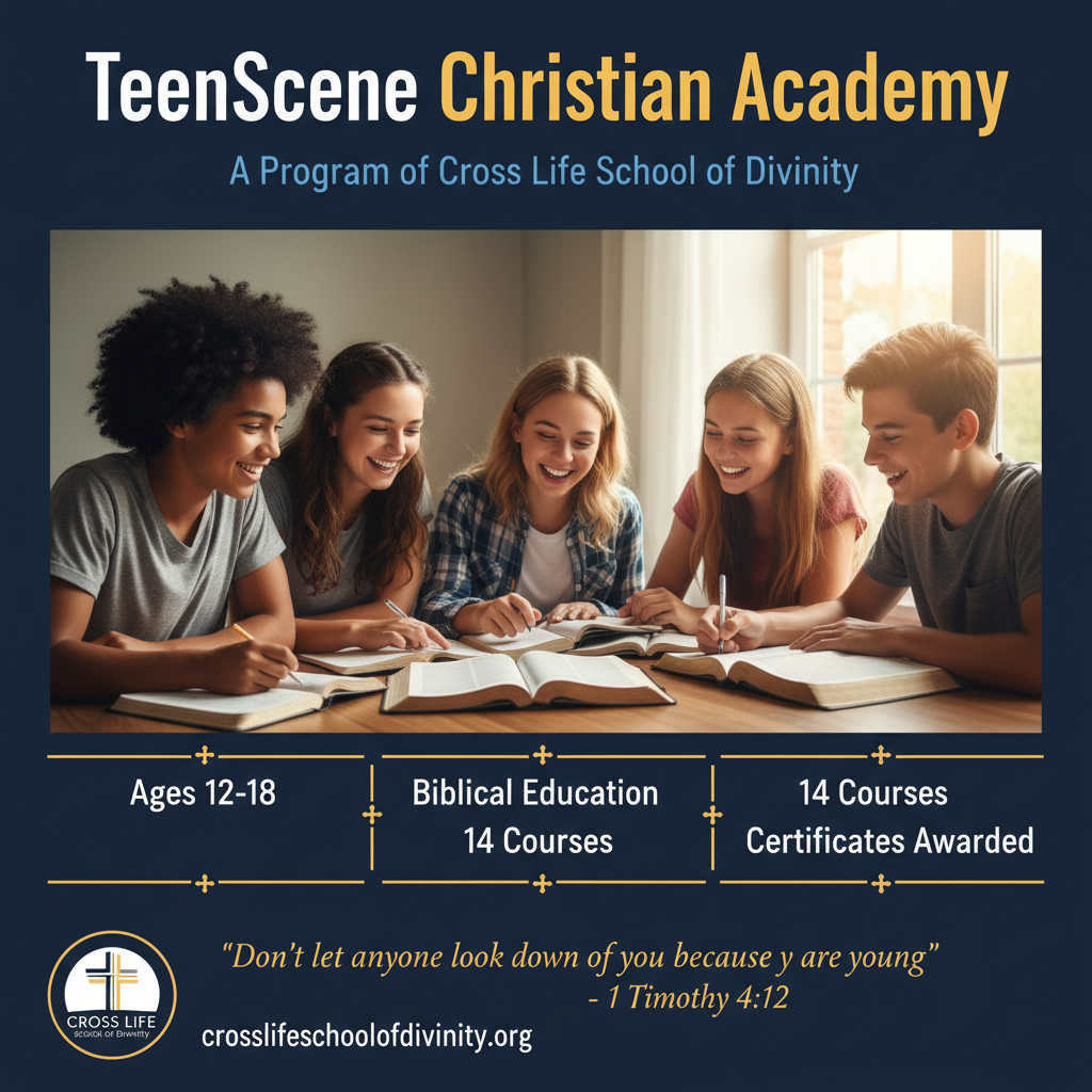 TeenScene Christian Seminary Facebook Flier