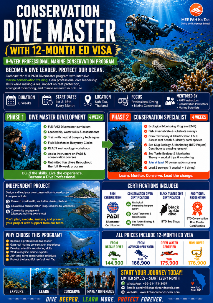 Conservation Divemaster flyer