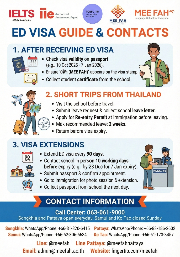 When Receiving ED Visa