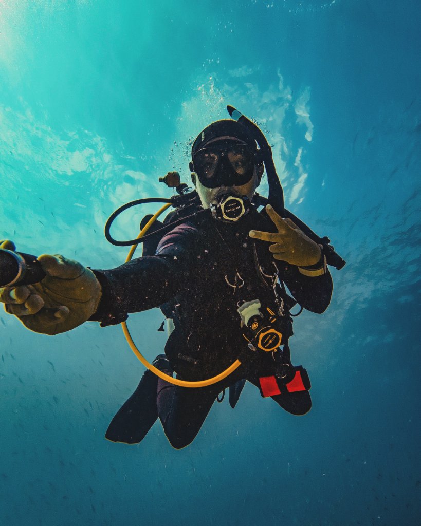Diver Selfie