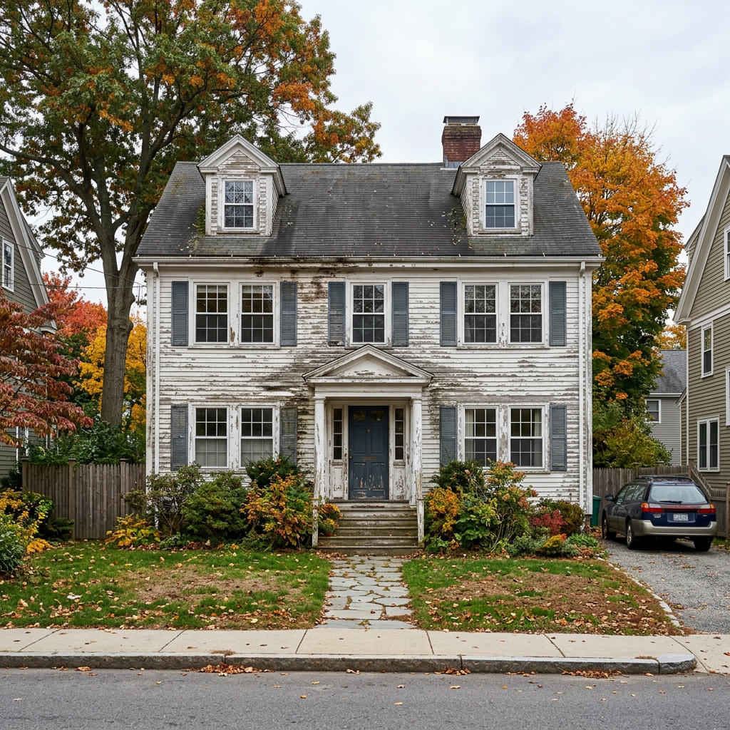 Premium Siding Installation Before — Coen Construction