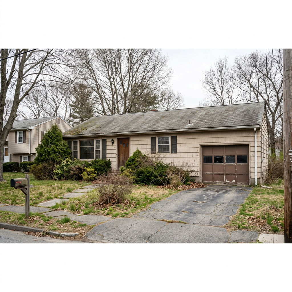 Siding & Curb Appeal Transformation Before — Coen Construction