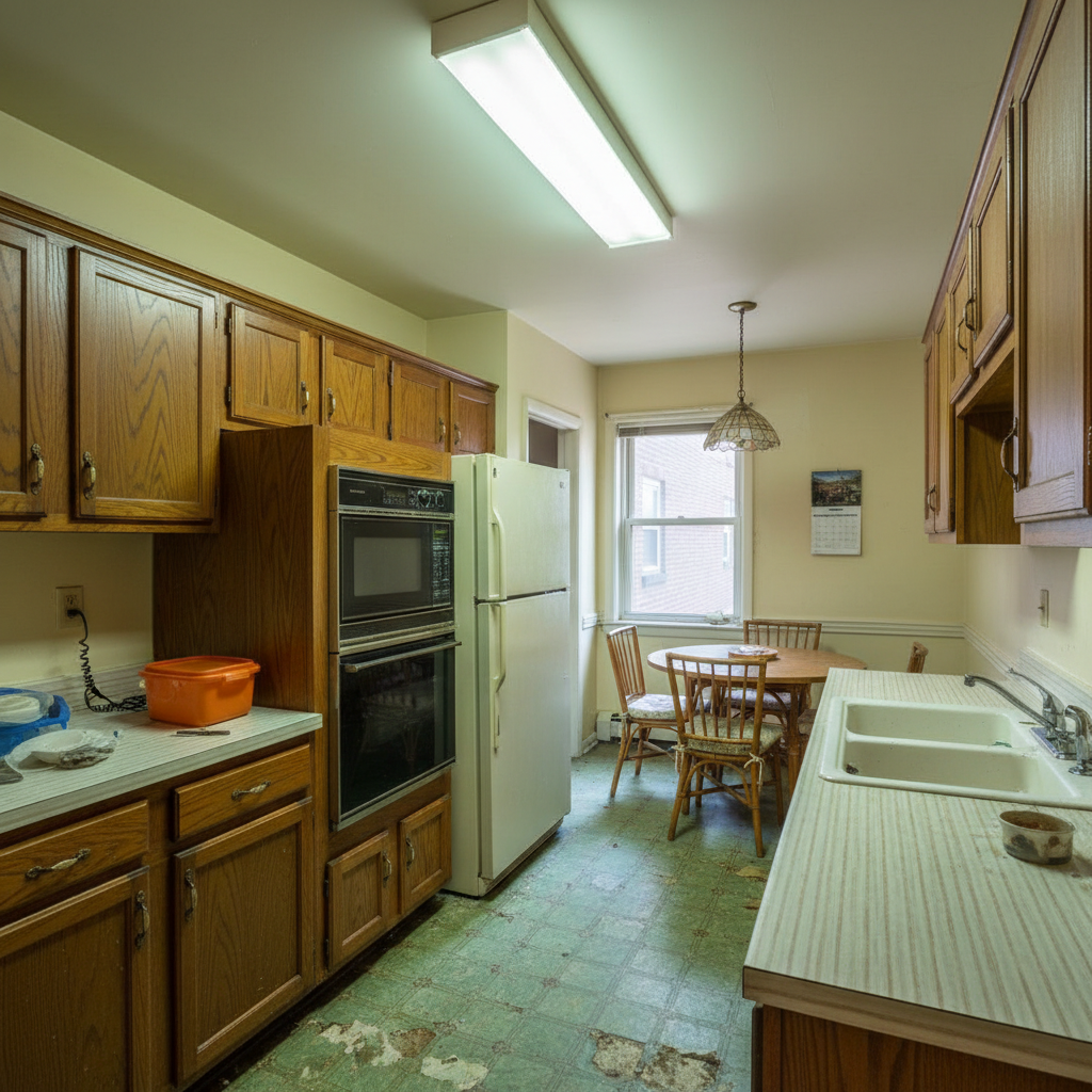 Kitchen Modernization Before — Coen Construction