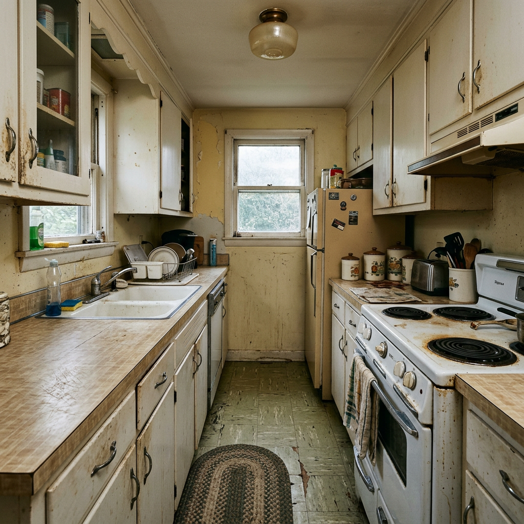 Cape Cod Kitchen Expansion Before — Coen Construction