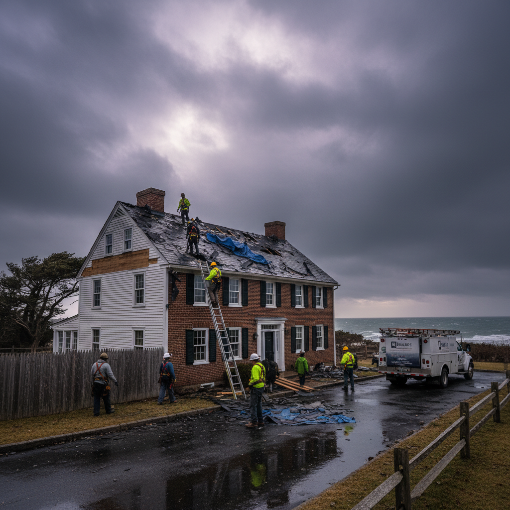 Your Trusted Storm Damage Repair Contractor on the South Shore