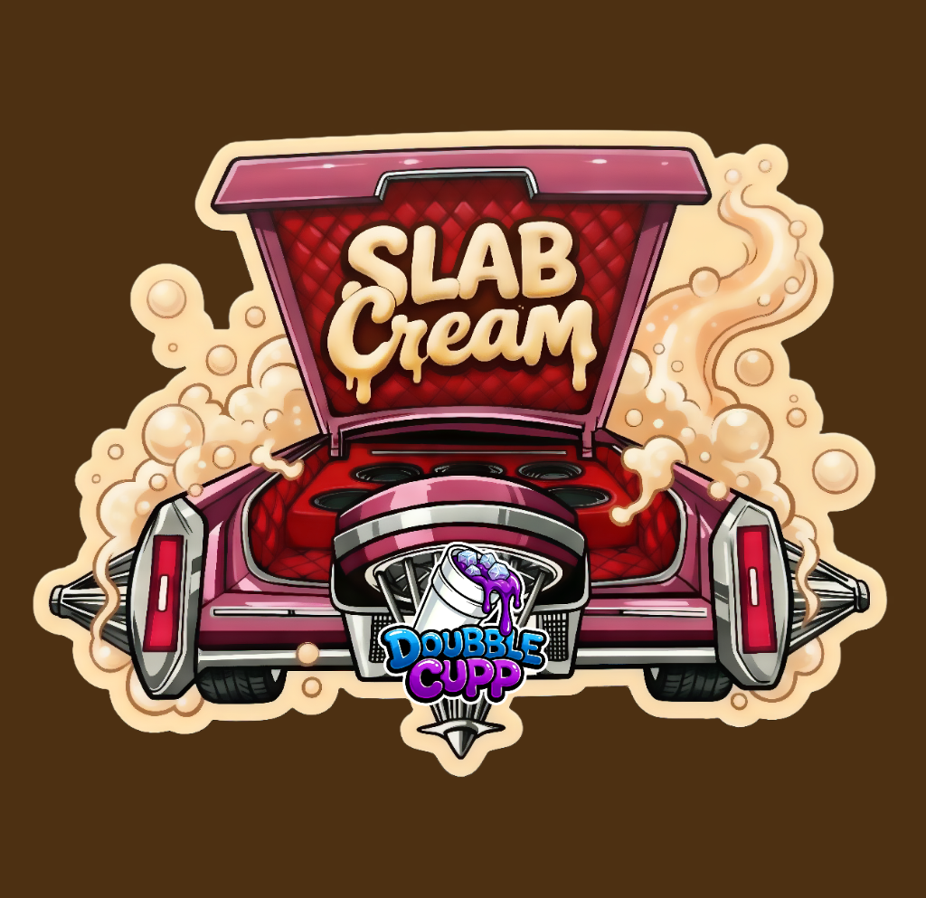 Slab Cream Tee — Brown