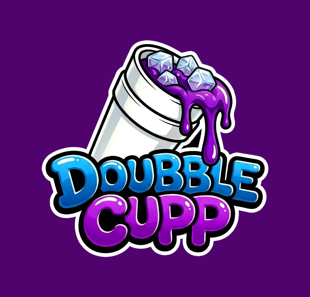 Doubble Cupp Logo Tee — Purple
