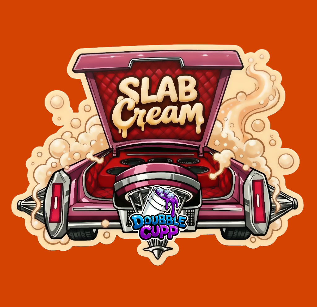 Slab Cream Tee — Orange