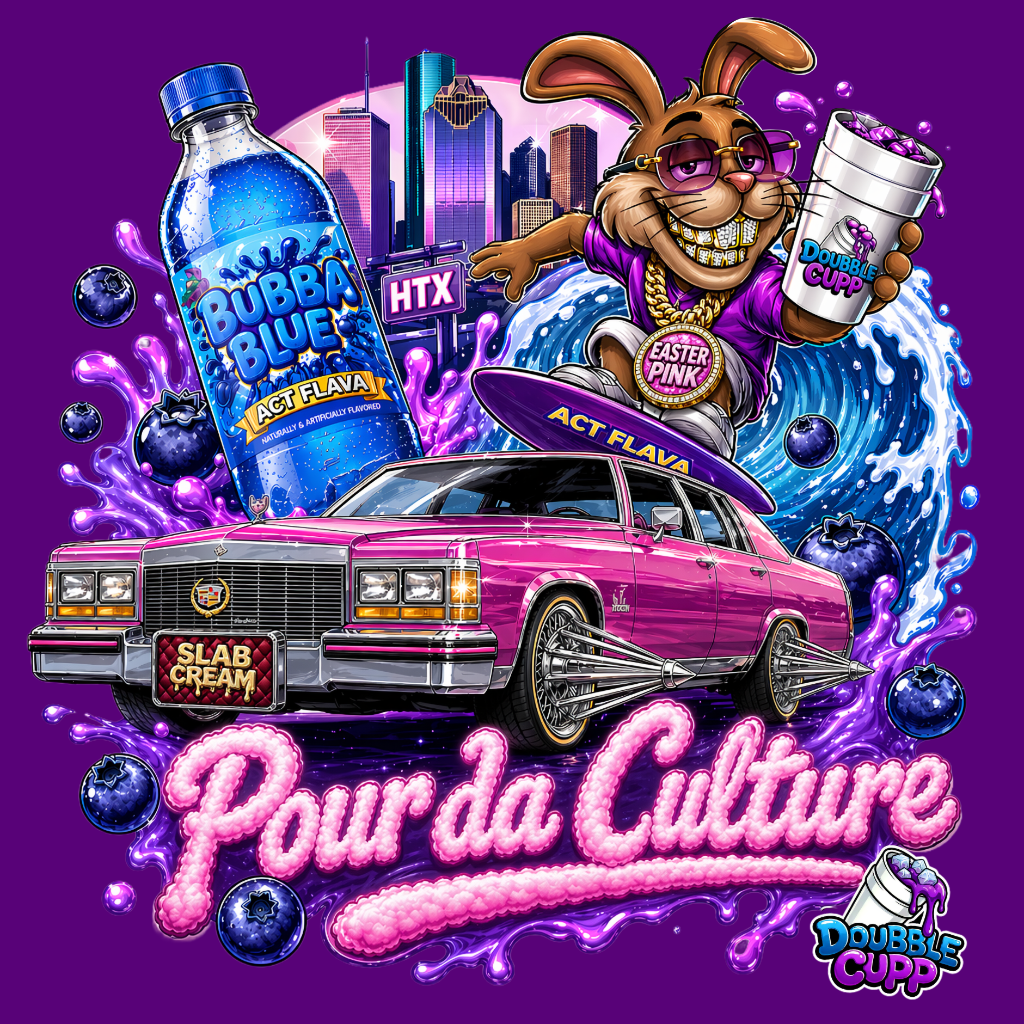 Pour Da Culture Tee — Purple