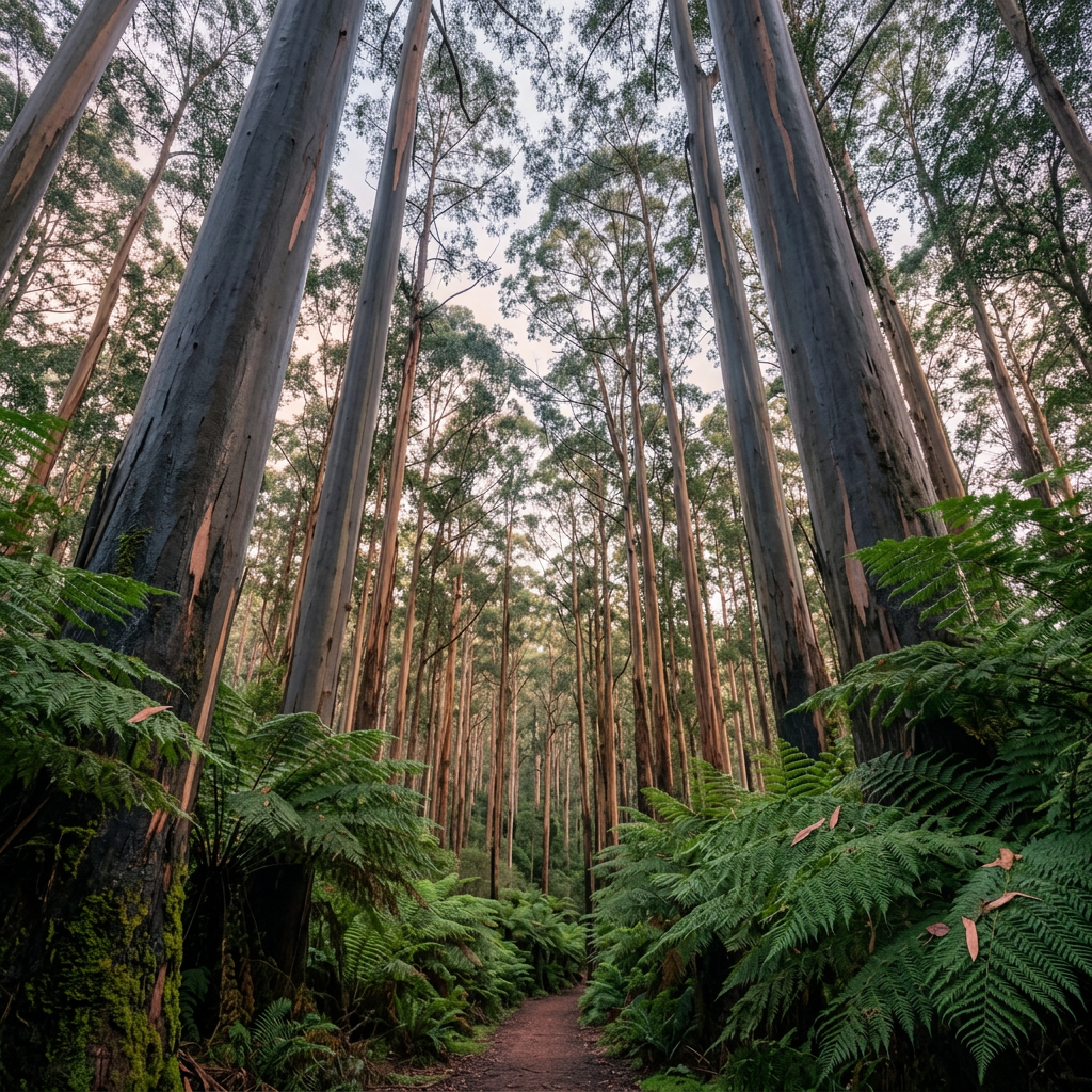 Australian eucalyptus canopy