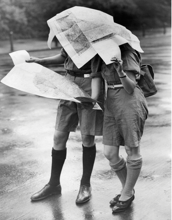 Two young women with a map — low-cost student counselling clinic Adelaide Narrative Therapy