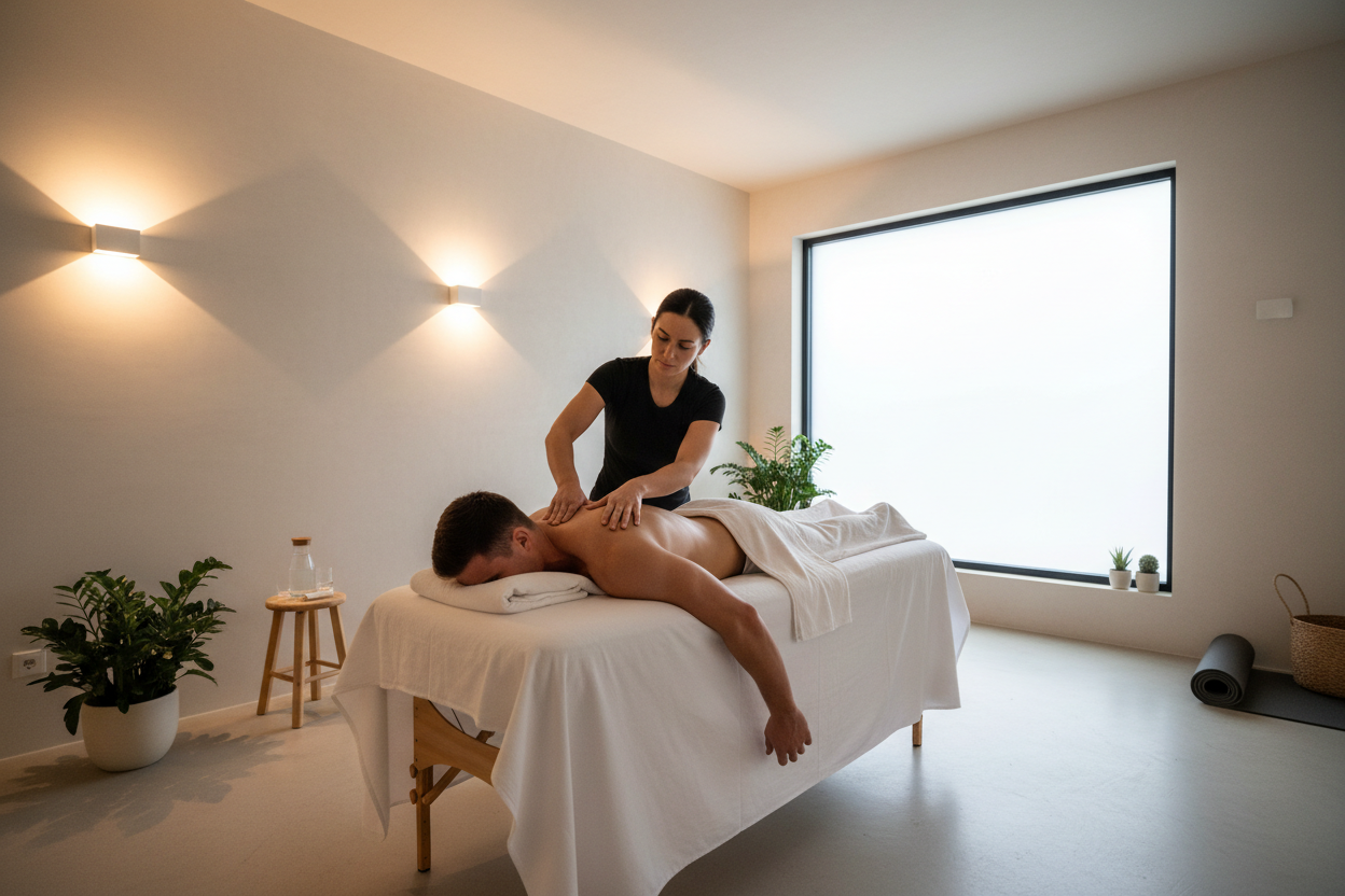 Massage therapy at LaVack Fitness